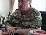 Преосвященнейший епископ Симон и атаман Окружного казачьего общества «Донецкий округ» казачий полковник А.Н. Сидаков обсудили духовное окормление кадетов и казаков