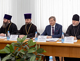 Заседание организационного комитета по подготовке к конференции «Вера. Духовность. Победа» в рамках III Палестинских чтений Шахтинской епархии прошло в Городской Думе города Шахты