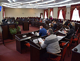 Благочинный приходов Александровск-Грушевского округа протоиерей Сергий Яценко принял участие в 3 заседании Общественной палаты города Шахты