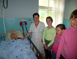 Подопечные стационарного Отделения сестринского ухода пос. Майский не остаются без внимания и духовного окормления