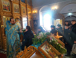 Праздник пограничников в храме Донской иконы Божьей Матери г. Новошахтинска