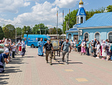 Всероссийский крестный ход с иконой Божией Матери «Избавительница от бед» посетил храмы Шахтинской епархии