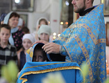 В преддверии нового учебного года в храме вмч. Пантелеимона г. Гуково состоялась детская Божественная литургия