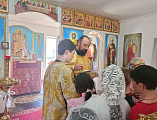 В воскресной школе села Первомайское прошло занятие, посвящённое Крещению Руси