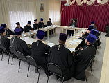 Правящий архиерей Шахтинской епархии Преосвященнейший епископ Симон возглавил заседание Епархиального совета