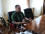В Епархиальном управлении состоялась встреча епископа Шахтинского и Миллеровского Симона и руководителя Добровольного спортивного общества «Георгий Победоносец» Я.Ю. Стурова