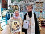 Благочинный приходов Нижнедонского округа поздравил сотрудников телекомпании «Видеотон» с 30-летним юбилеем