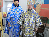 В день престольного праздника Преосвященнейший епископ Симон совершил Божественную литургию в храме Донской иконы Божией Матери г. Новошахтинска