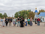 В память о трагедии Беслана на Соборной площади города Шахты почтили память жертв и героев