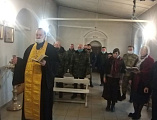 В Донском храме г. Новошахтинска состоялась традиционная встреча казаков станицы Мало-Несветаевской с духовником