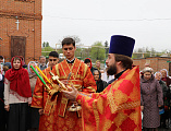 В среду Светлой седмицы Правящий архиерей Шахтинской епархии Преосвященнейший епископ Симон совершил Божественную литургию в храме Вознесения Господня г. Шахты