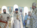 В престольный день Преосвященнейший епископ Симон совершил Божественную литургию в храме праведного Иосифа Обручника города Шахты