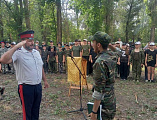 В станице Боковской прошли военно-полевые сборы допризывной казачьей молодежи Верхне-Донского округа   
