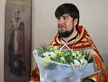 В престольный праздник Преосвященнейший епископ Симон совершил Божественную литургию в храме святой блаженной Матроны Московской г. Донецка