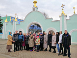 Паломники Шахтинской епархии совершили поездку по святым местам городов Курск, Орел, Задонск и посетили Оптину Пустынь