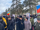 Иеромонах Димитрий Яроцкий принял участие в митинге, посвящённом 101 годовщине со дня рождения Александра Николаевича Ефимова