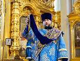 Преосвященнейший Симон епископ Шахтинский и Миллеровский сослужил Главе Донской митрополии в праздник Донской иконы Божией Матери, установленный на Дону