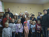 Священник благословил детей с особенностями развития на занятия в новом социальном проекте «Детские ладошки»