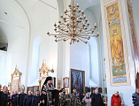 Во вторник первой седмицы Великого поста епископ Шахтинский и Миллеровский Симон совершил великое повечерие с чтением покаянного канона преподобного Андрея Критского в Донецком Успенском архиерейском подворье