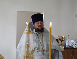 Преосвященнейший епископ Симон совершил воскресную Божественную литургию в храме святителя Николая Чудотворца поселка Чертково