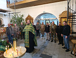 Духовник станицы  Мало-Несветаевской провел встречу и беседу с казаками о Святой Живоначальной Троице