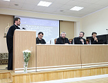 Епископ Шахтинский и Миллеровский Симон, заведующий кафедрой «Православная культура и теология» ИСОиП (филиала) ДГТУ г. Шахты возглавил конференцию «Актуальные проблемы богословия, теологии, философии, истории» в Донской духовной семинарии