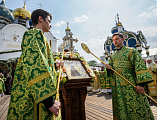 В день памяти преподобного Сергия Радонежского Преосвященнейший епископ Симон сослужил Предстоятелю Русской Церкви в Троице-Сергиевой Лавре