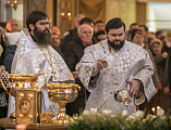 В праздник Крещения Господня Преосвященнейший епископ Симон совершил Литургию, чин Великого освящения воды в Покровском кафедральном соборе города Шахты