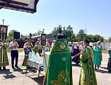 В День Святого Духа прихожане Свято-Духовского храма хутора Грачев отметили11-й престольный праздник