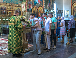 В канун праздника Святой Троицы Преосвященнейший епископ Симон совершил всенощное бдение в Покровском кафедральном соборе г. Шахты
