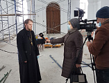 Иерей Димитрий Дяур дал интервью в эфире телеканала «Маяк» г. Зверево