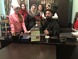 Прихожане Никольского храма сл. Кашары поздравили настоятеля храма протоиерея Игоря Жевердана с годовщиной назначения на должность благочинного приходов Кашарского округа