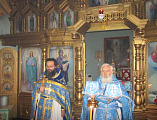 Храм Вознесения Господня г. Шахты соборным богослужением отметил праздник в честь Иверского образа Пресвятой Богородицы 