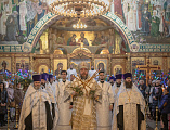 Преосвященнейший епископ Симон совершил Великую рождественскую вечерню