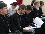 Преосвященнейший епископ Симон принял участие в экзаменационной комиссии Донской духовной семинарии. Студенты ДДС защищали выпускные квалификационные работы