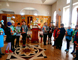 Урок колокольного звона и экскурсия по храму прошли в Державном храме г. Донецка