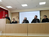 Епископ Шахтинский и Миллеровский Симон, заведующий кафедрой «Православная культура и теология» ИСОиП (филиала) ДГТУ г. Шахты возглавил конференцию «Актуальные проблемы богословия, теологии, философии, истории» в Донской духовной семинарии