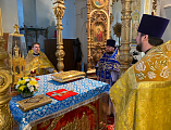 В Свято-Успенском архиерейском подворье города Донецка соборным богослужением отметили престольный праздник