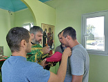 В храме святого Паисия Святогорца совершили Божественную литургию