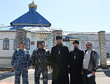 В исправительной колонии № 1 пос. Трудовой состоялась деловая встреча духовенства Зверево-Никольского благочиния с руководством зоны