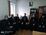 Соборное богослужение Верхнедонского округа и собрание духовенства в храме Архангела Михаила ст. Вешенской