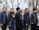 Епископ Симон принял участие в весеннем Дне древонасаждения и субботнике в городе Шахты