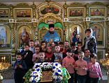 В храме святой Анны Кашинской состоялась очередная встреча с воспитанниками детского сада № 1 мкр. Заводской г. Каменск-Шахтинский