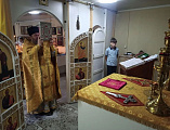 В храме посёлка Кадамовский отметили престольный праздник в День Крещения Руси