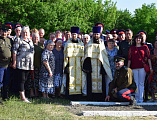 В великий праздник Вознесения Господня в хуторе Марьевка Октябрьского района состоялось долгожданное событие, освящение поклонного креста