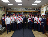 Руководитель епархиального отдела принял участие в торжественном построении в кадетском корпусе имени Я.П. Бакланова