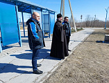 Преосвященнейший епископ Симон ознакомился с проектом по строительству храма при ООО «Новороссийский прокатный завод» города Шахты