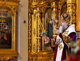 Преосвященнейший епископ Симон с сонмом архипастырей совершил Божественную литургию в Ростовском кафедральном соборе Рождества Пресвятой Богородицы