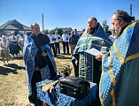 Освящение часовни в селе Новоселовка