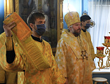 С архипастырским визитом Преосвященнейший епископ Симон посетил Покровский приход города Новошахтинска 